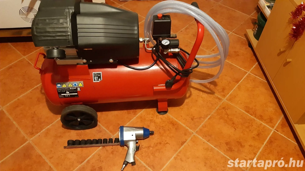 Kompresszor 50 L szerszámmal! 10 BAR-OS !!!! Irány ár !!!!!!!! Eladó!