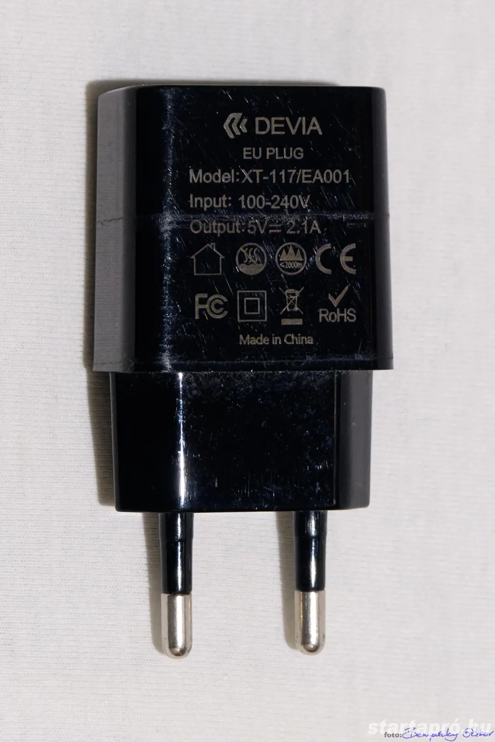 Devia XT-117 EA001 adapter hálózati töltő USB, eladó