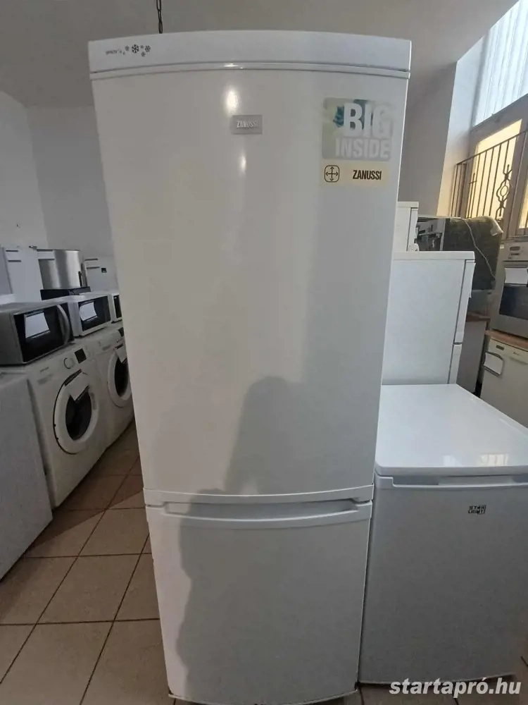 Használt Zanussi ZRB634W Alulfagyasztós Hűtőszekrény [H17389] 1-3 hónap garanciával