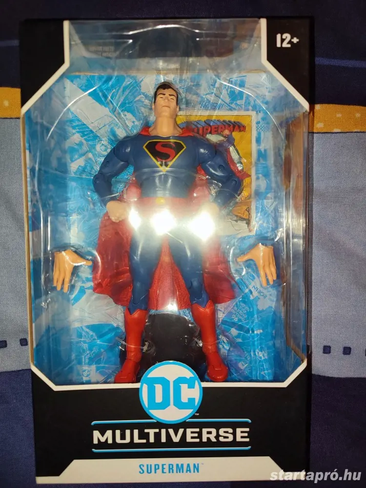 McFarlane Toys Superman classic animation series 1940 version figura bontatlan  Max Fleischer design