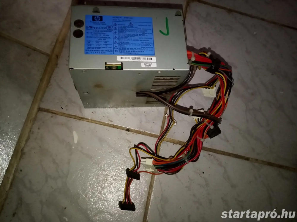HP PS6361-4HF 365W-os tápegység számítógépbe tesztelt, működő