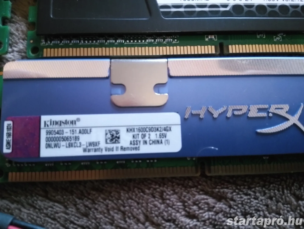 Kingston hyperx DDR3 2X2 Gb