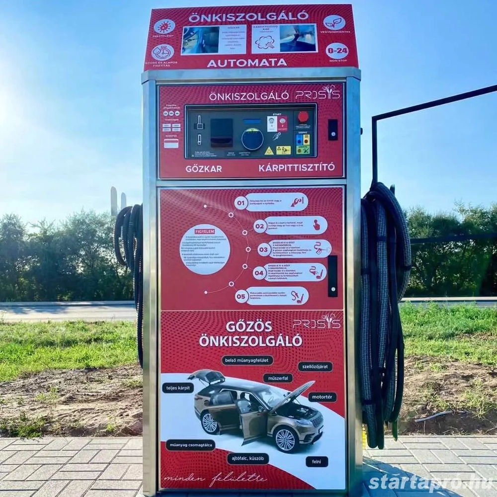 PROSIS 2 funkciós gőz- és kárpittisztító automata