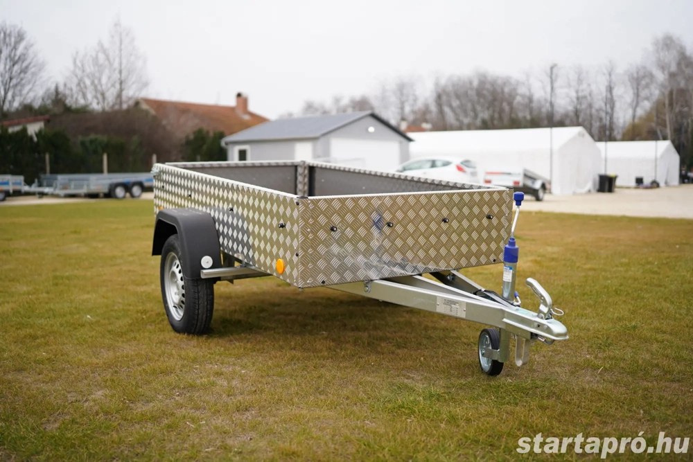 Új SEBAL 2010 alu oldalfalas utánfutó + rendszámmal