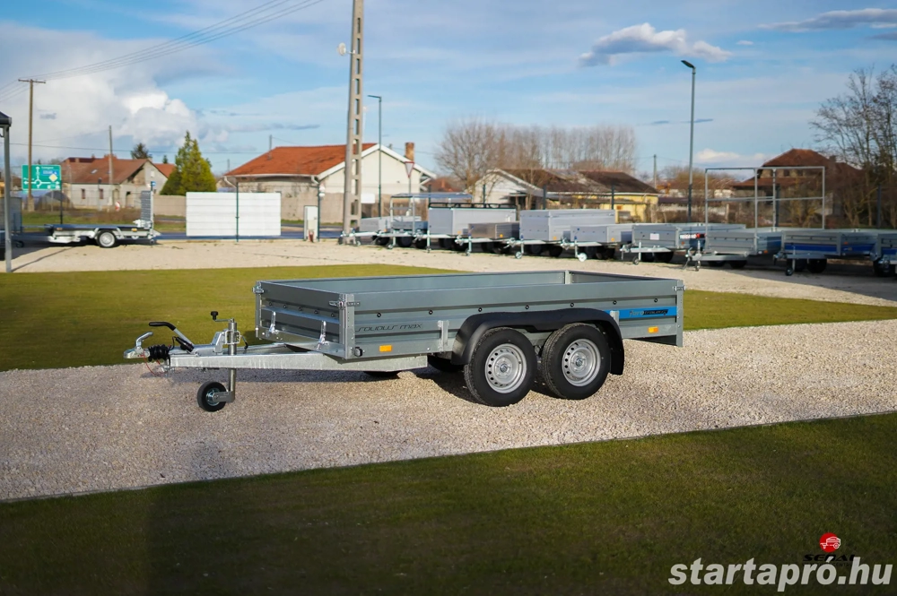 Új SEBAL - Solidus MAX 300 EXTRA ERŐS (2500kg) fékes utánfutó