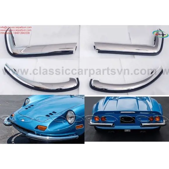 Ferrari Dino 246 GT and GTS bumpers by stainless steel new 