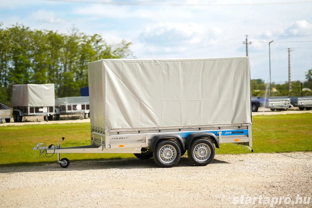 Új ponyvás SEBAL - SOLIDUS 263 utánfutó AKCIÓSAN bruttó 858.000 Ft