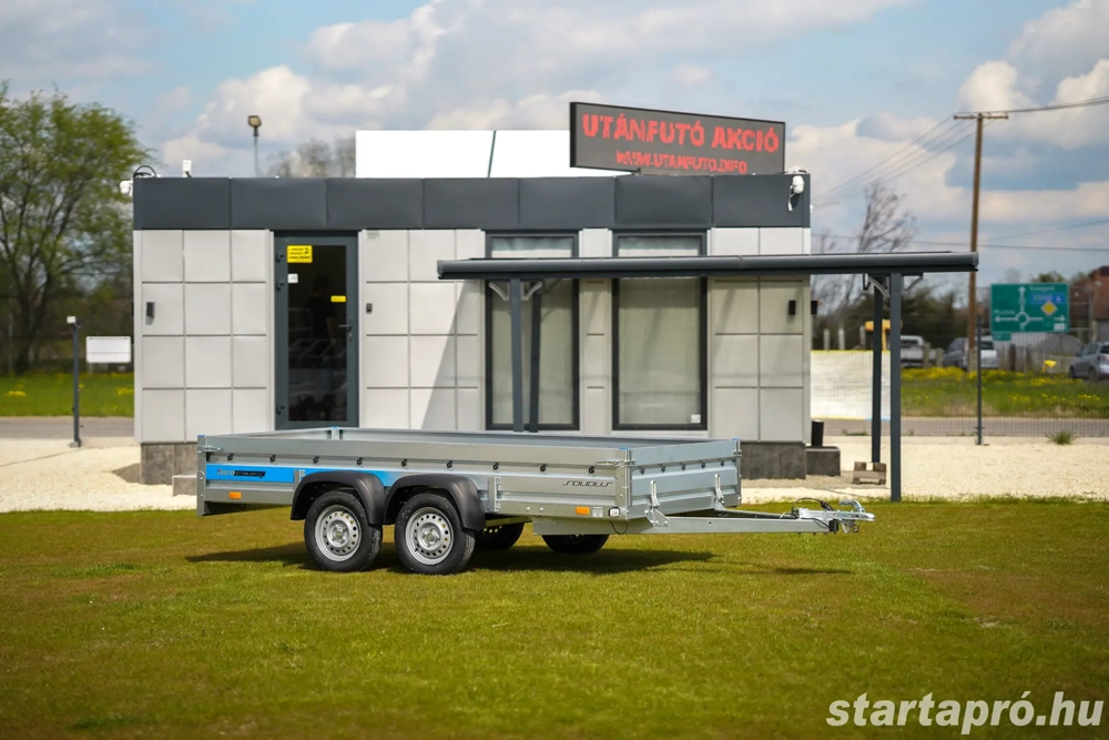 Új SEBAL - SOLIDUS 330 - 2 TENGELYES UTÁNFUTÓ (330 x 150 cm) bruttó 769.000,- Ft