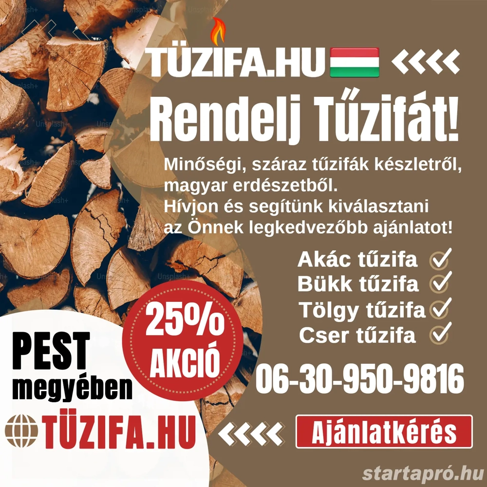 Legjobb Tűzifa Budapesten és Pest megyében
