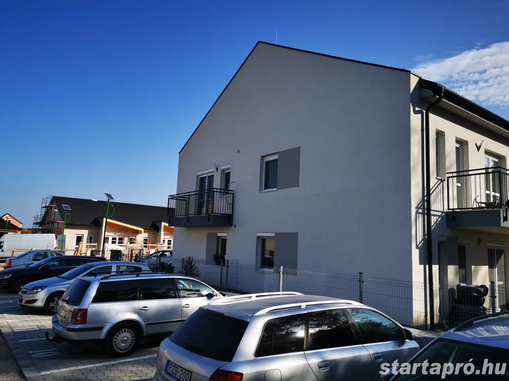 Eladó Nagyszentjános Erdőszéli lakópark új építésű 1 szoba -nappalis  lakás