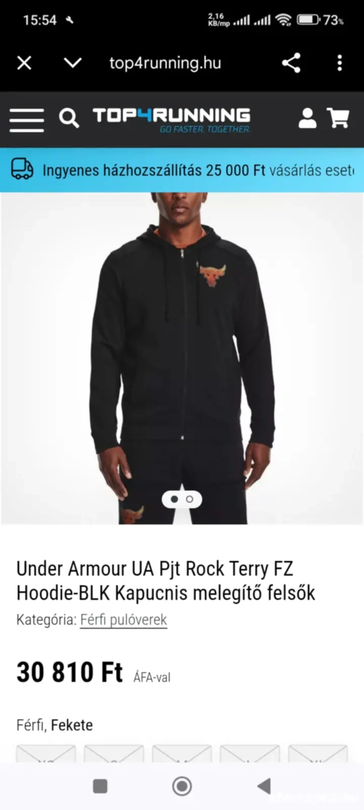 Under Armour Rock Projekt pulóver M méretben, újszerű állapotban eladó