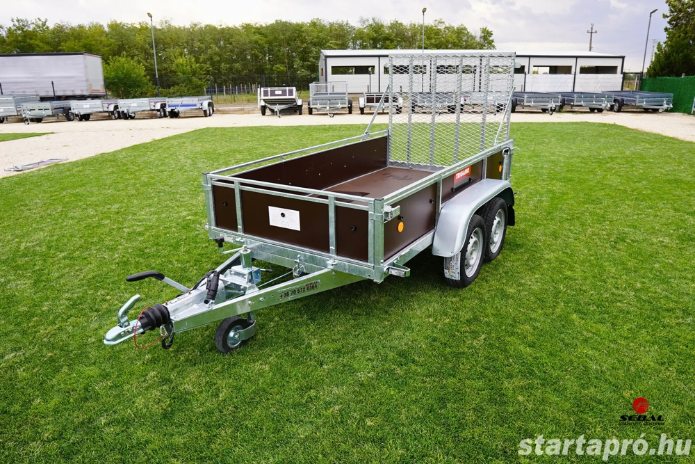 Új billenős SEBAL - 2S250 (1300kg) utánfutó rámpával AKCIÓSAN 1.138.000 Ft