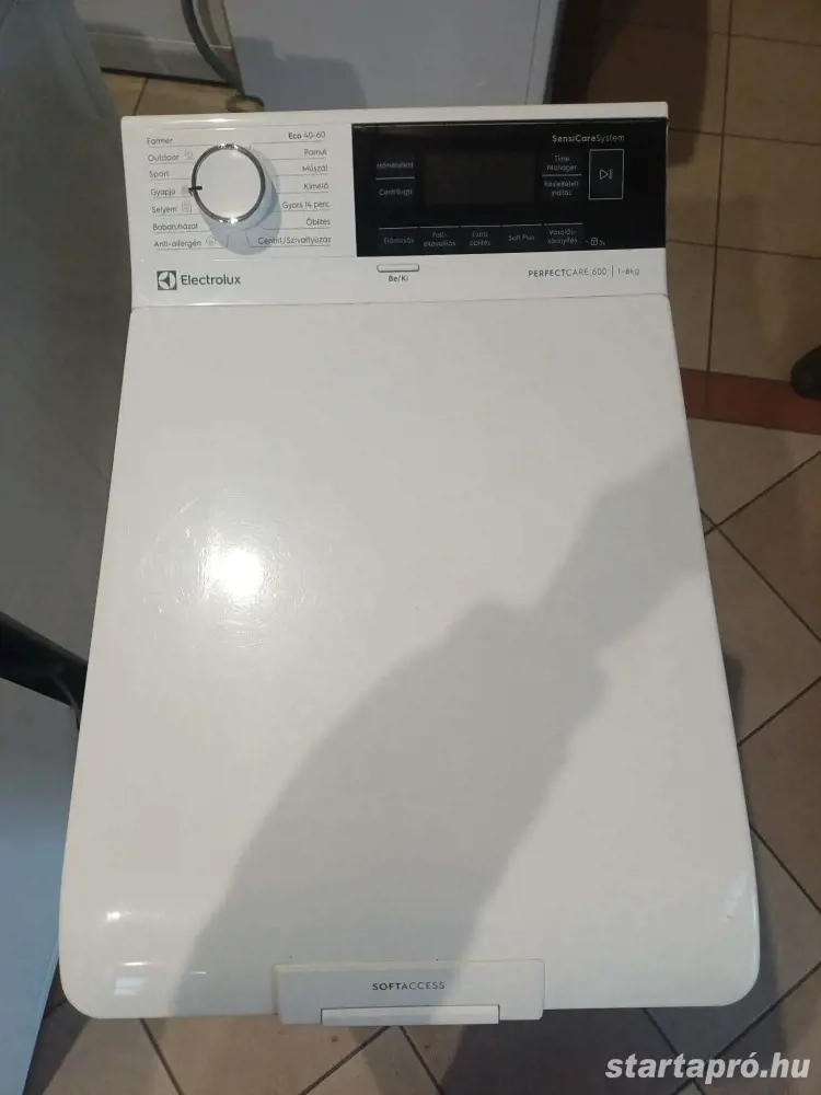 Felújított Electrolux EW6T3265H Felültöltős Mosógép [HFV831] 3-6 hónap garanciával