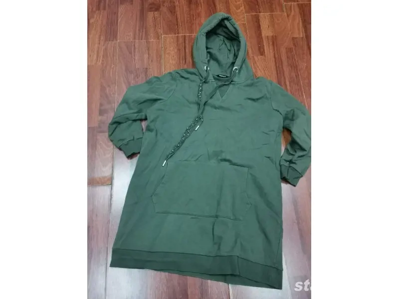 Zöld kapucnis ruha vagy tunika L