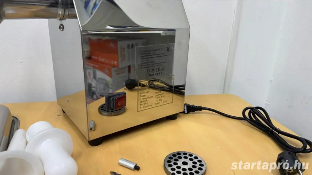  Professzionális húsdaráló Inox 12" (rozsdamentes acél)