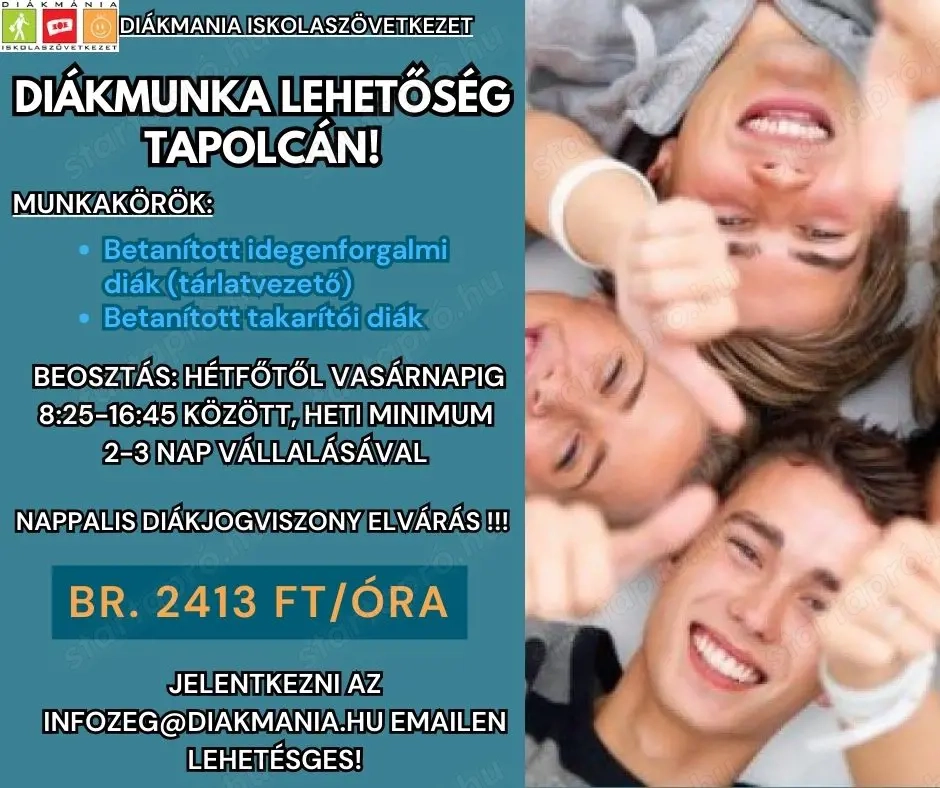 Diákmunka Tapolcán!!!