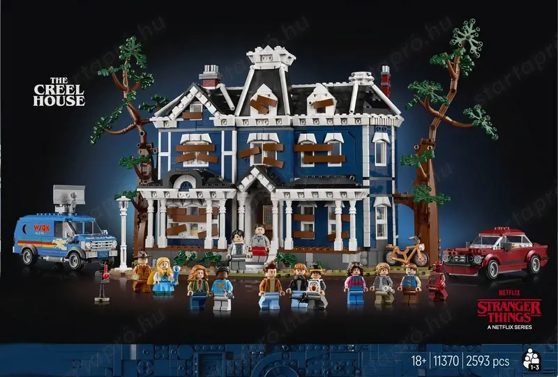 Lego komp. Stranger Things 11370 A Creel-ház Creel's House 2593db LEPIN ÚJ