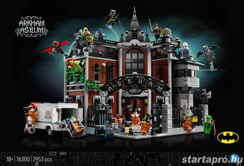Lego komp.  DC Batman 76300 Arkham Asylum Elmegyógyintézet 2953db Lepin ÚJ 