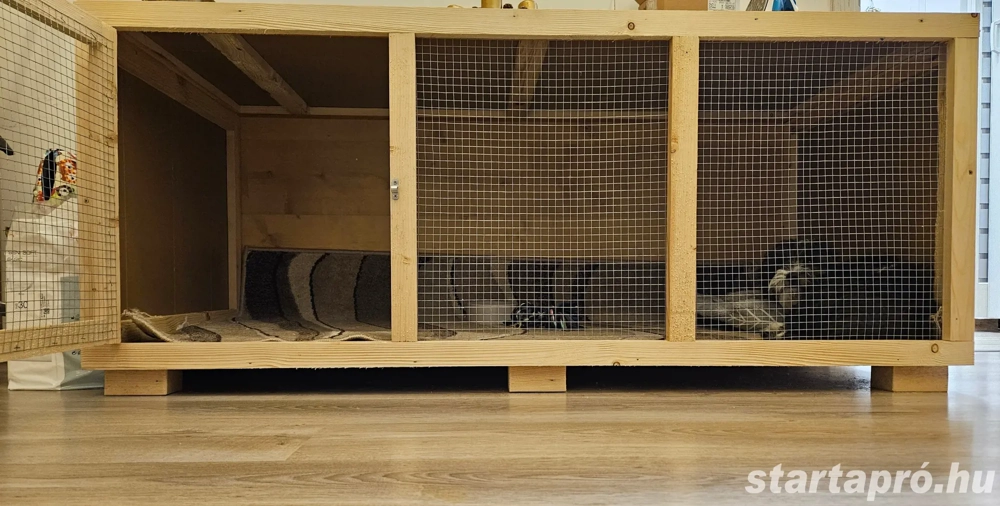 Nagyméretű kutya kennel 