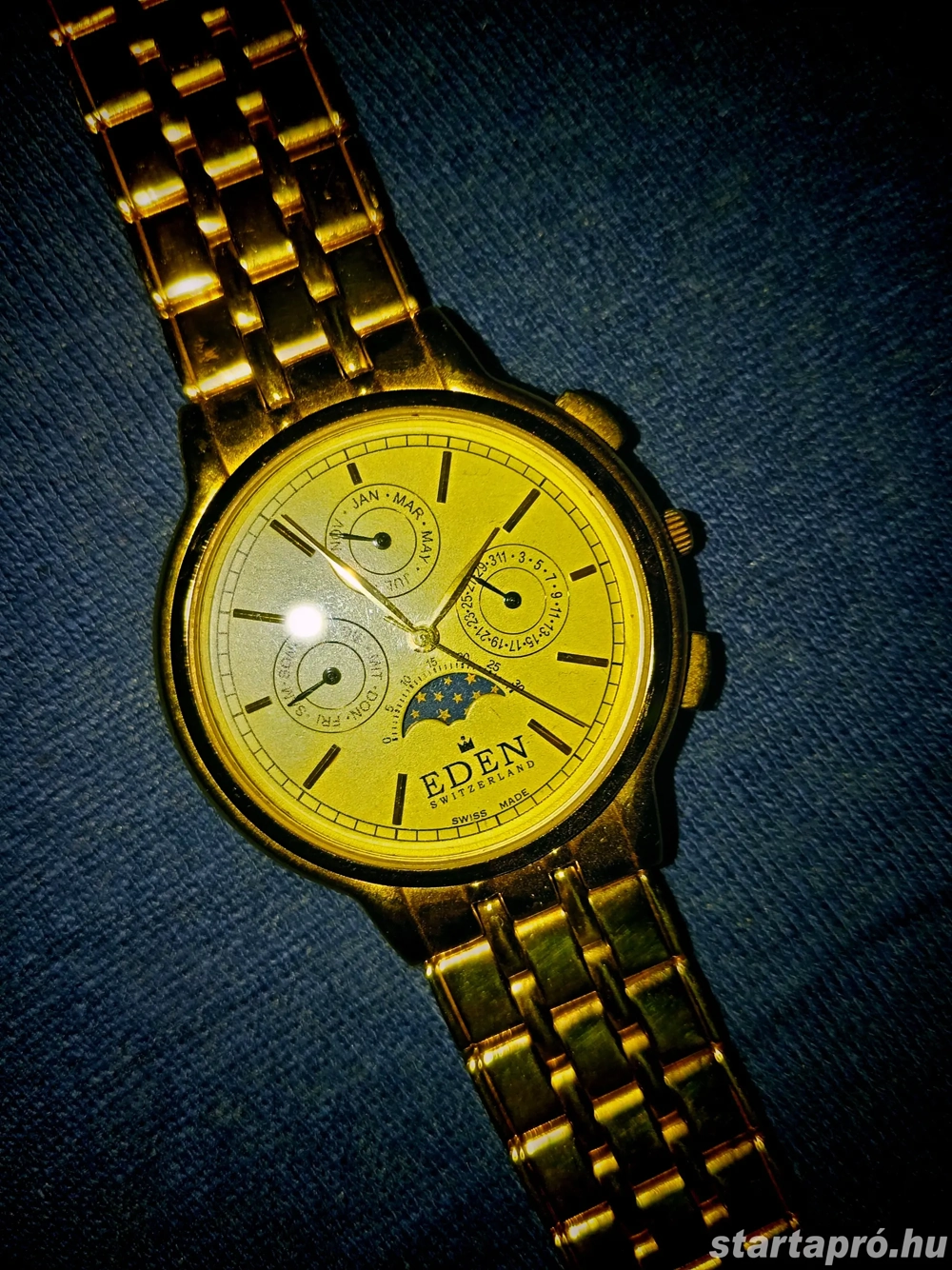 Aranyozott minőségi svájci karóra! 