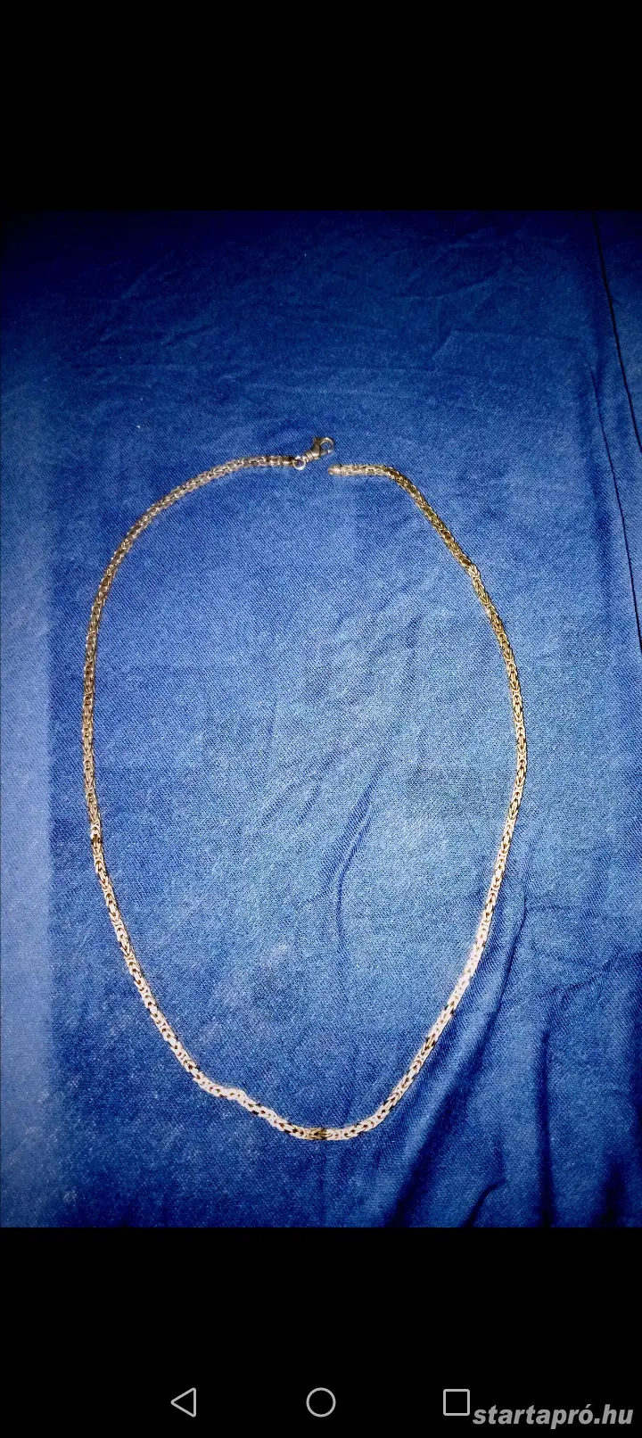 925 ezüst királyfonatú férfi nyaklánc 30 g!