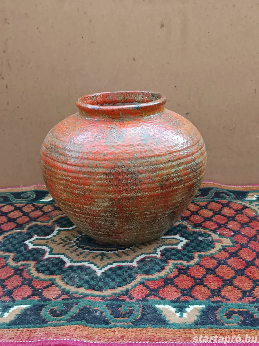 Retro kerámia padló váza