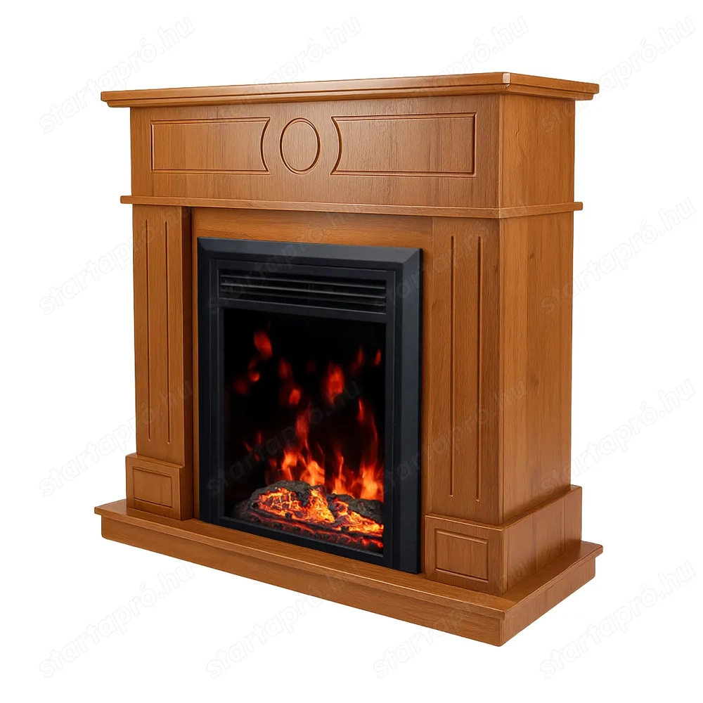 Elektromos kandalló Ambasador & Cristina, Art Flame, 1000x1048x300 mm, 2000 W, 2 fűtési fokozat