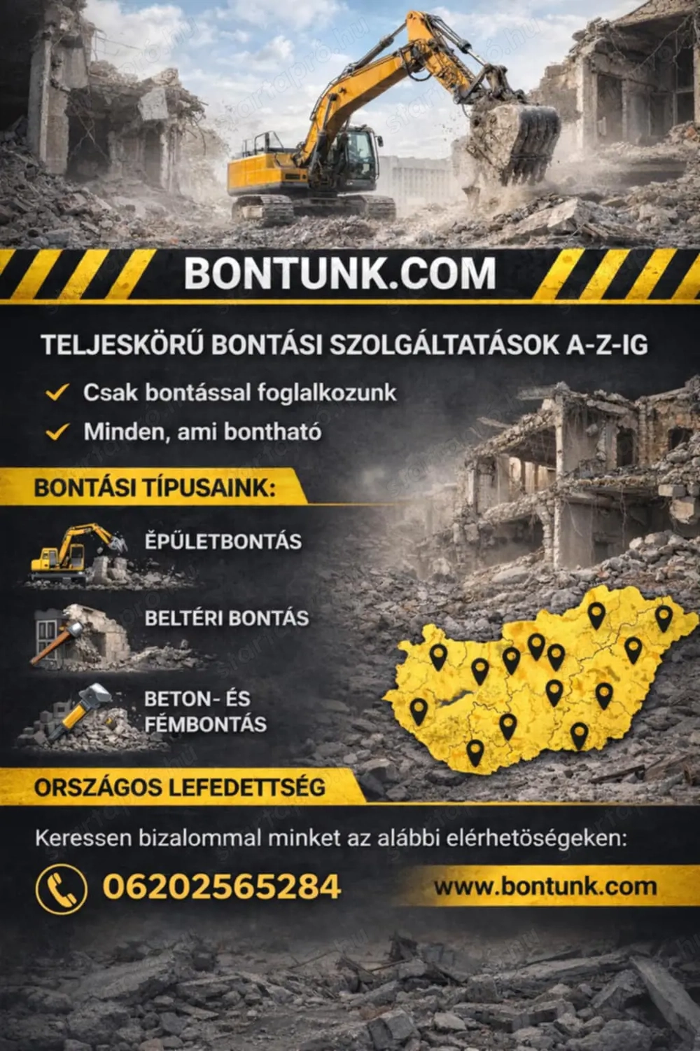 Mi bontunk és nem rombolunk! 