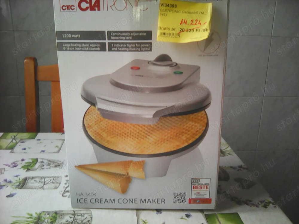 Eladó elektromos ostyasütő