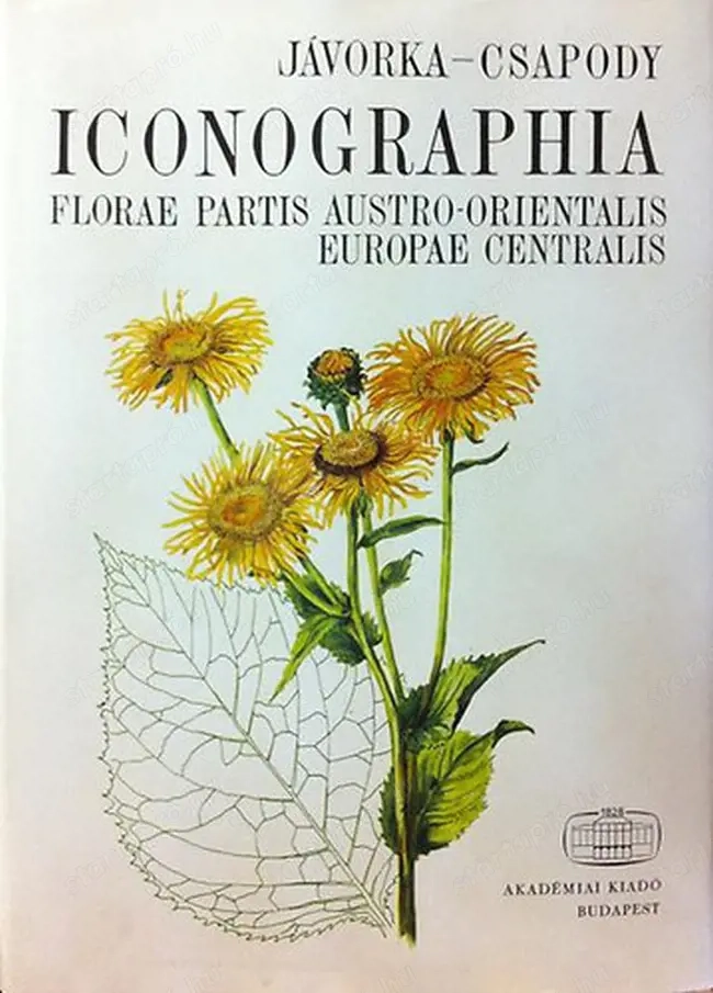 Jávorka Sándor Csapody Vera Iconographia Florae Partis Austro-Orientalis Europae Centralis