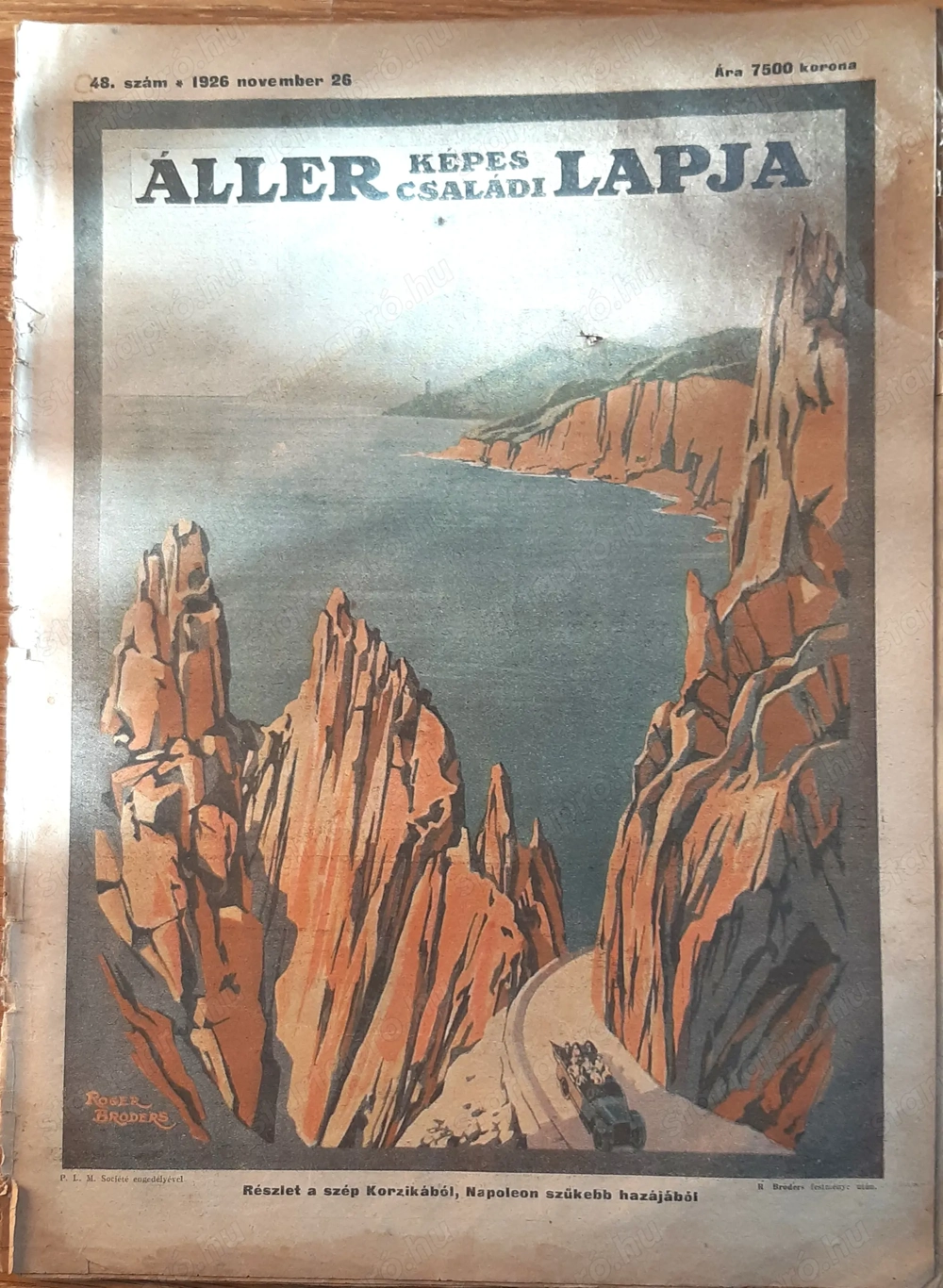 27 db Áller Képes Családi Lapja kézikönyvei 1925-1927. (vegyes számok) 