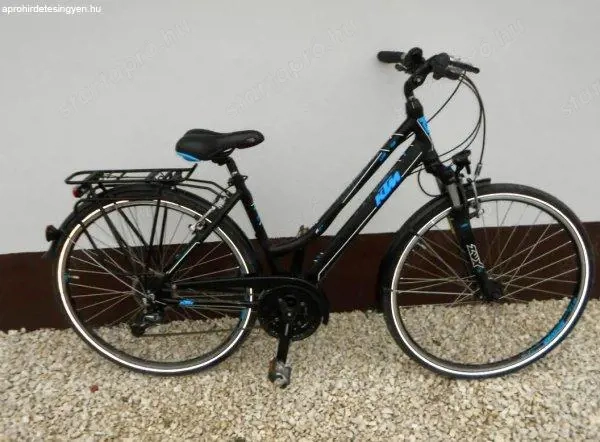 Ktm 28-as aluvázas agydinamós Trekking kerékpár