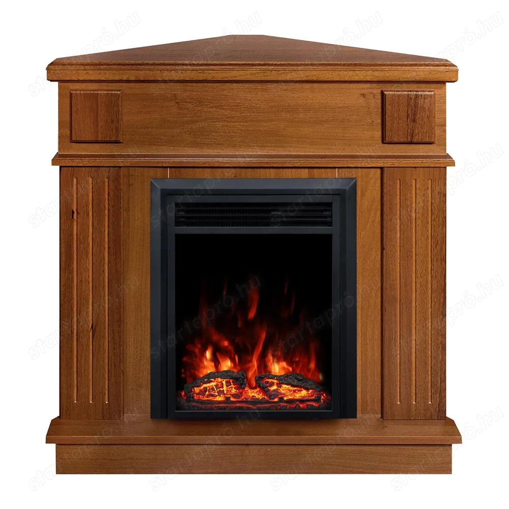 Elektromos sarokkandalló Marina & Cris, Art Flame, 1000x1000x500 mm, 1500 W