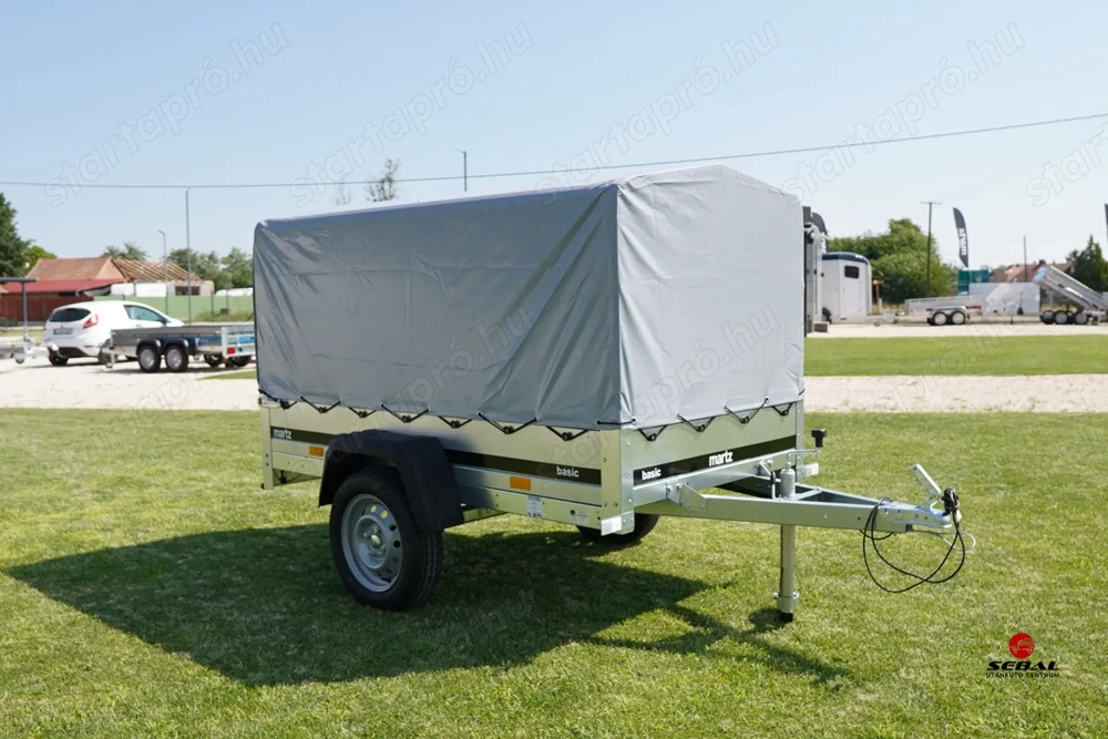 Új ponyvás SEBAL - 200 utánfutó CSAK bruttó 418.000 Ft