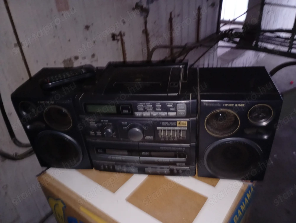 Retró Panasonic RX-DT690 Kazetta CD AUX sztereó távirányítóval  35000ft óbuda  személyesen óbudán la