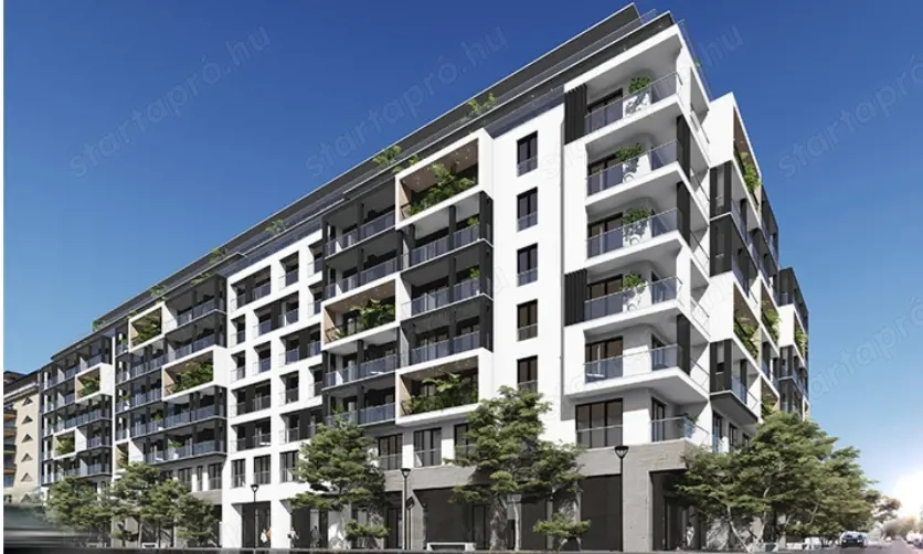 A XIII. ker Bulcsú utcában új építésű fiatalos berendezett lakás kiadó!