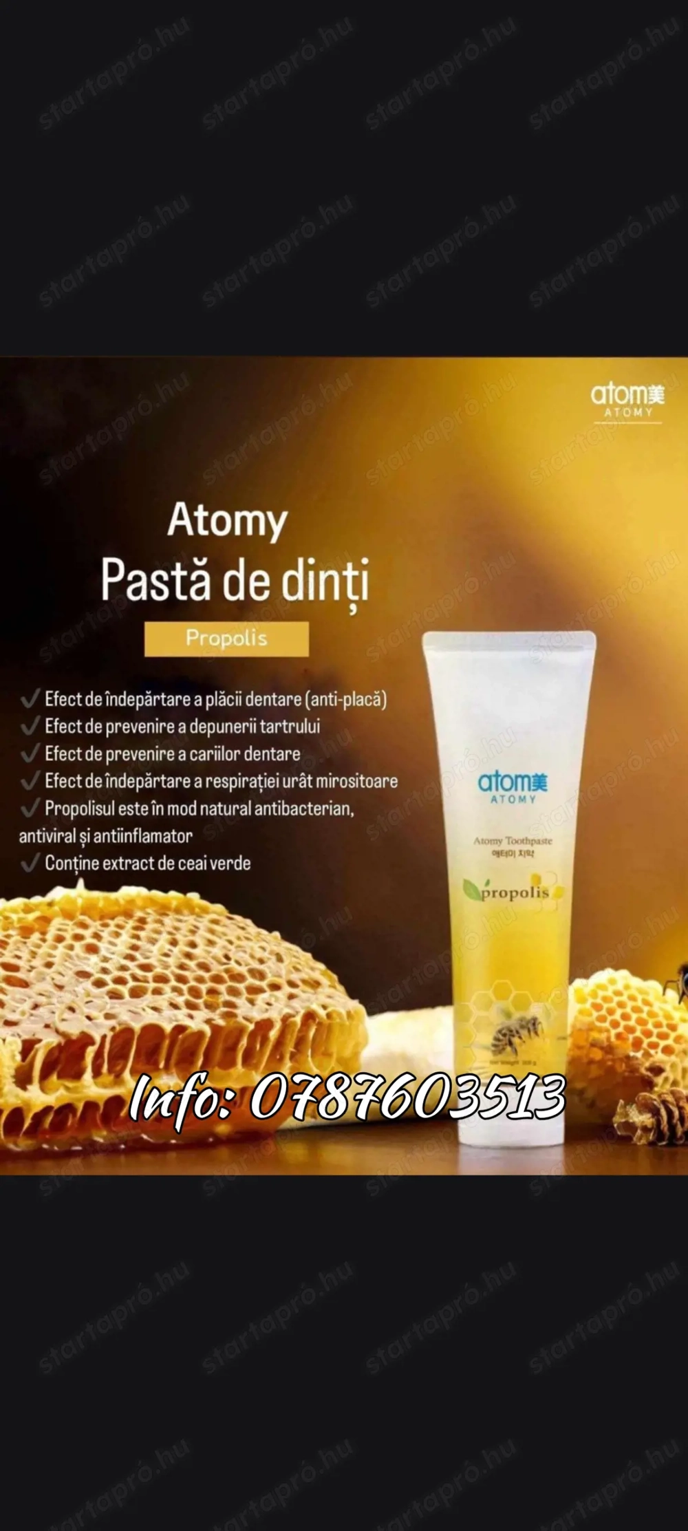 Pasta de dinți din propolis