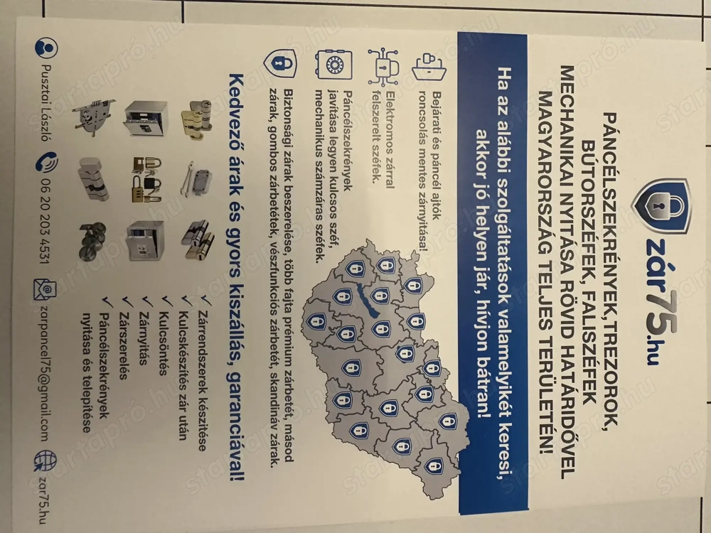 Zárnyitás, széf nyitás!