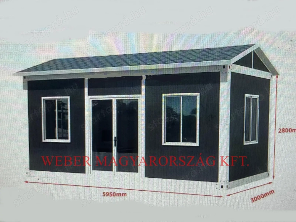 Lakó és iroda konténer