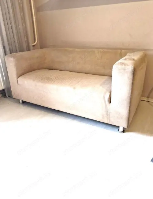 Két Személyes Bézs Kanapé - személyesen vehető át!