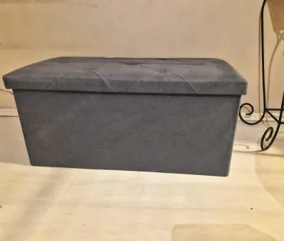 ÚJ 76 cm-es TÁROLÓ PAD, összehajtható, csomagolásban 