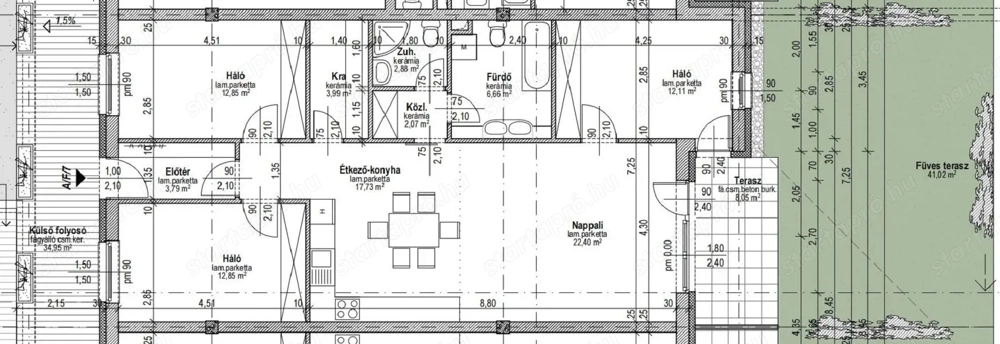 Prémium kertkapcsolatos új lakás Győrben   Viza7 Lakópark