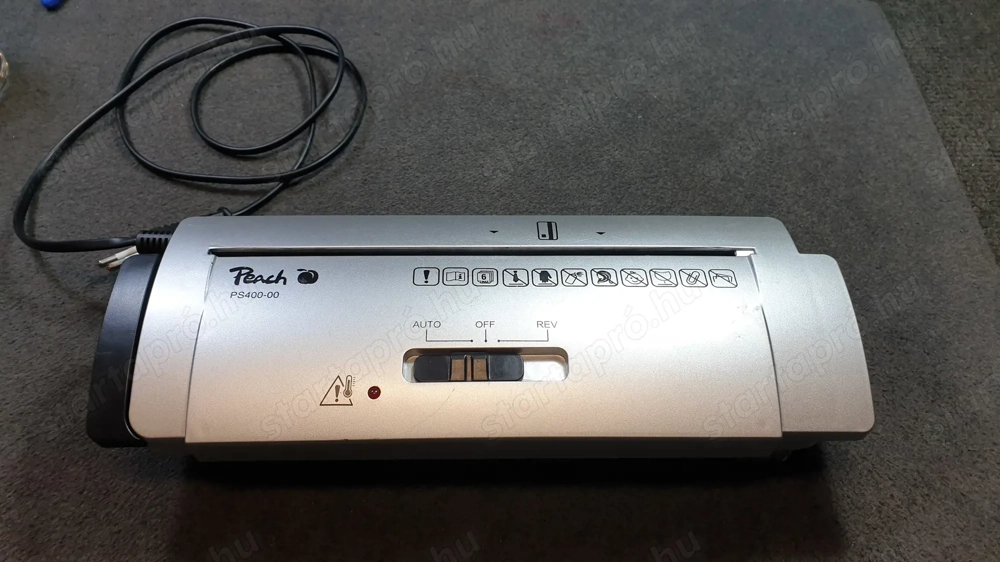 Peach PS400 iratmegsemmisítő eladó alkatrésznek
