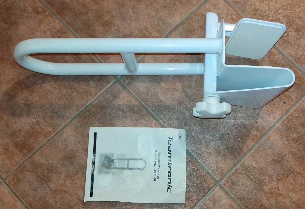 Fürdőkád kapaszkodó fogantyú, biztonsági korlát (állítható szélességű)