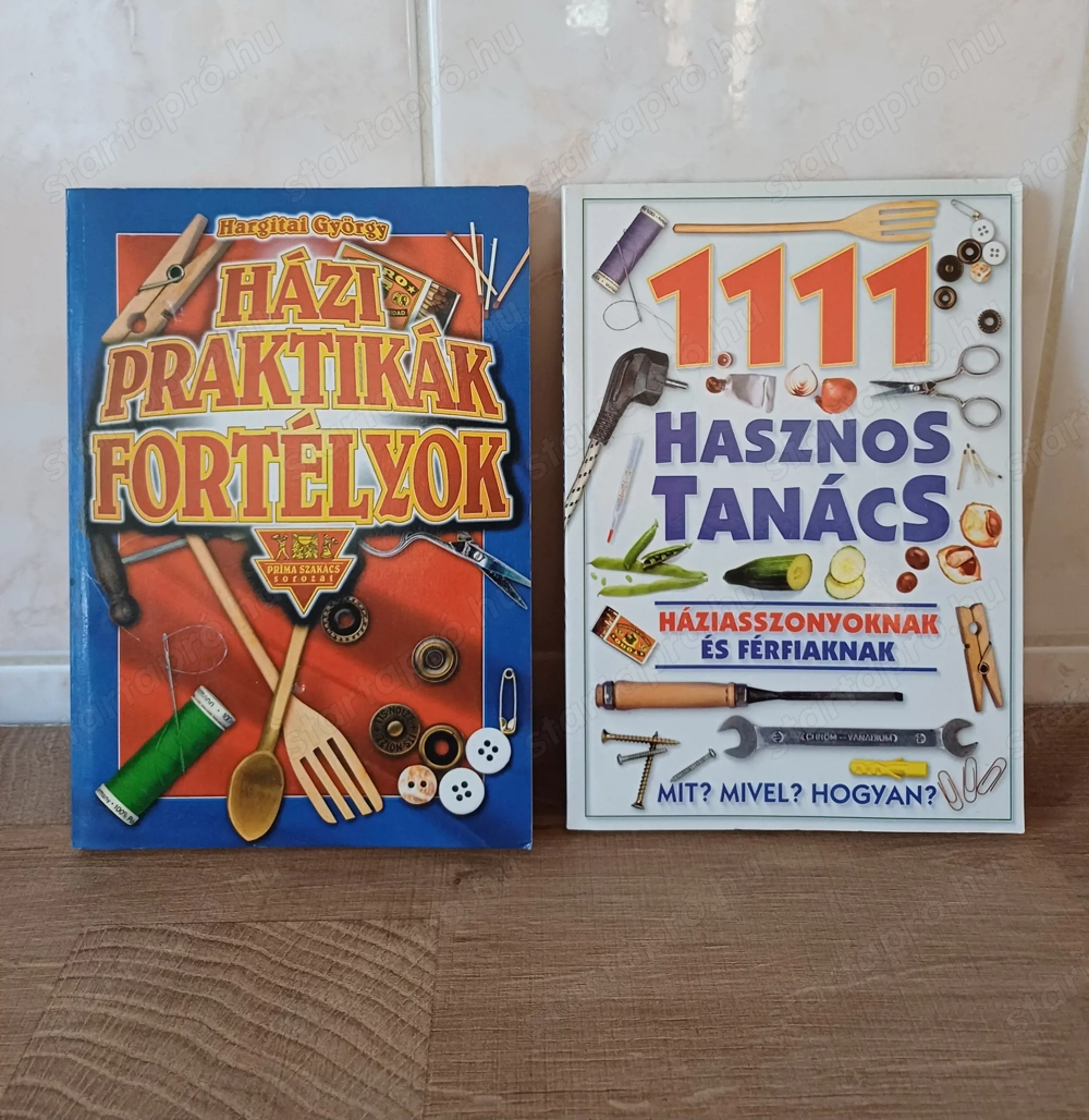Házi praktikák, fortélyok és 1111 hasznos tanács háziasszonyoknak és férfiaknak c. könyv eladó