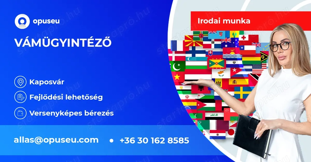 Keresünk vámügyintéző kollégát