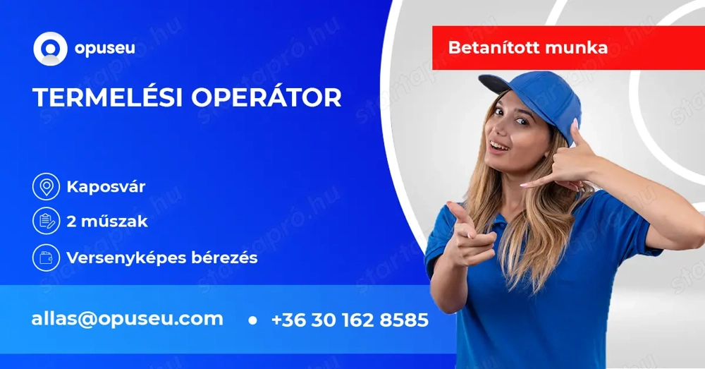 Keresünk hosszú távra termelési operátor kollégákat