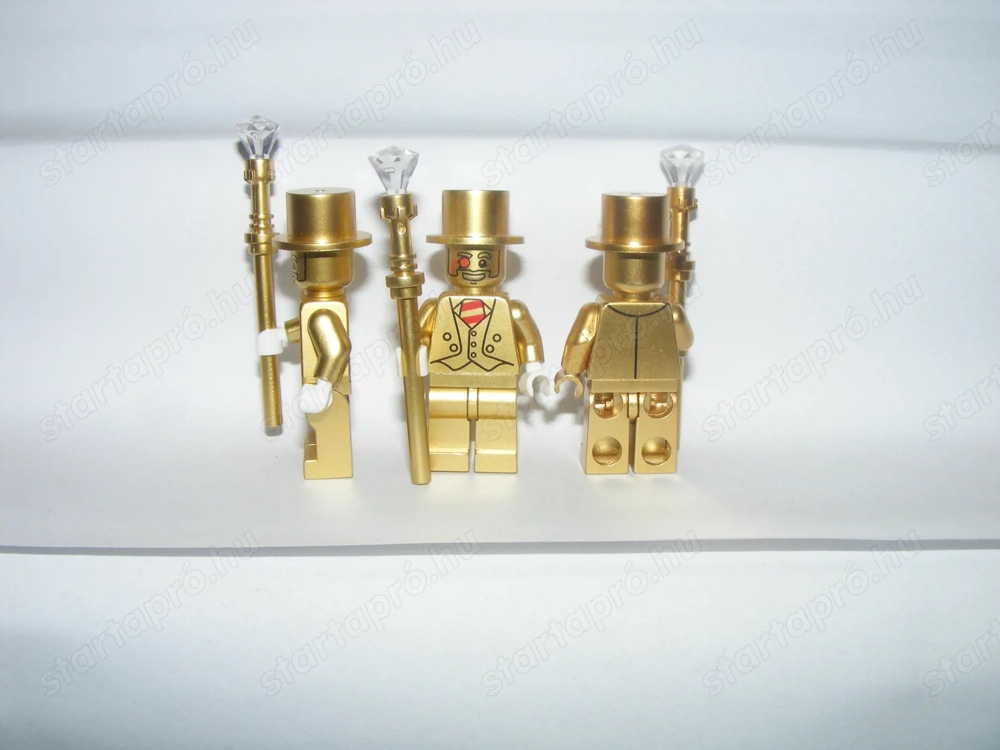 Lego Gyűjthető Minifigurák S10 Mr. Gold figura minifigura (MOC) ÚJ BP!