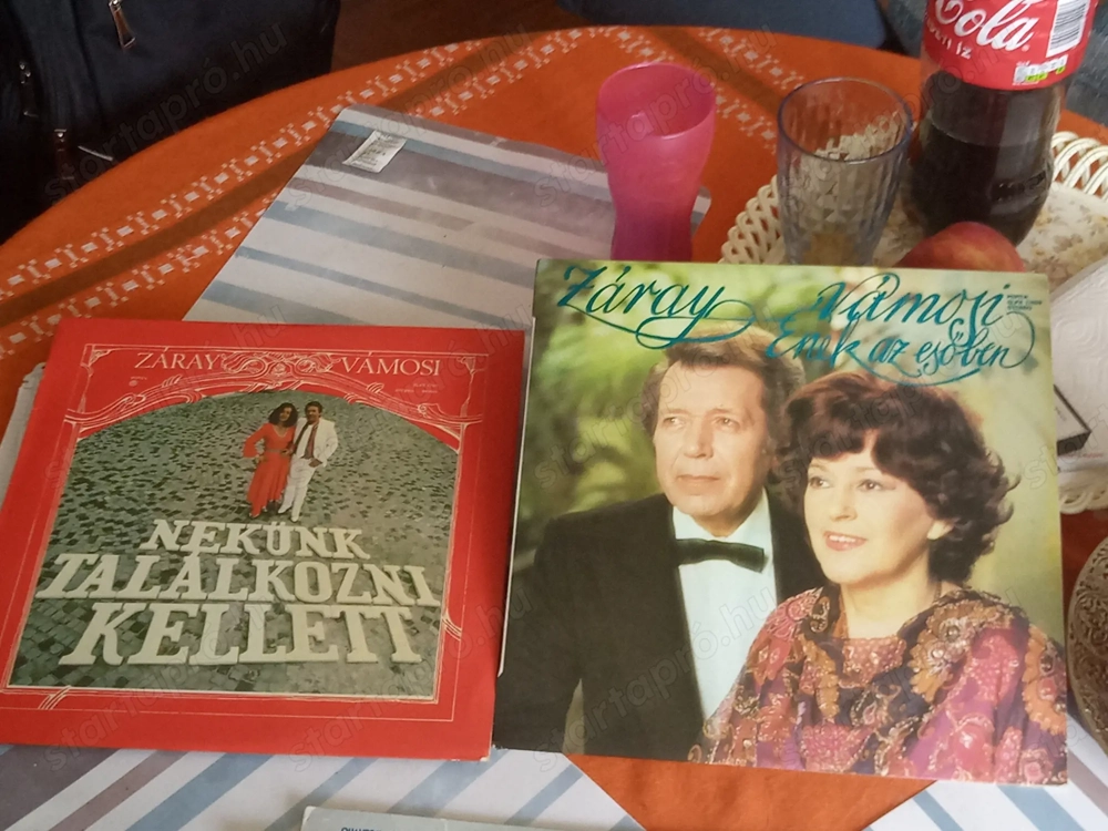 2db lemez Záray Márta - Vámosi János  Nekünk Találkozni Kellett  SLPX 17561 és  Záray - Vámosi - Éne
