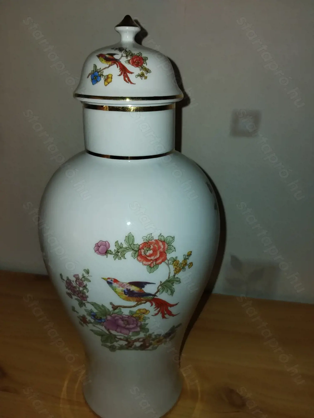 Hollóházi porcelán váza